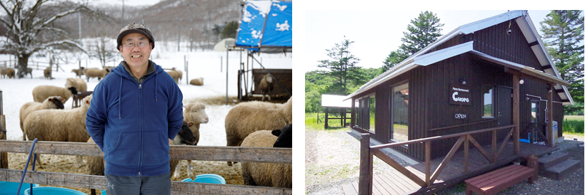 武藤さんとファームレストラン「クォーレ」
