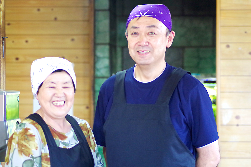 店主と息子さん写真