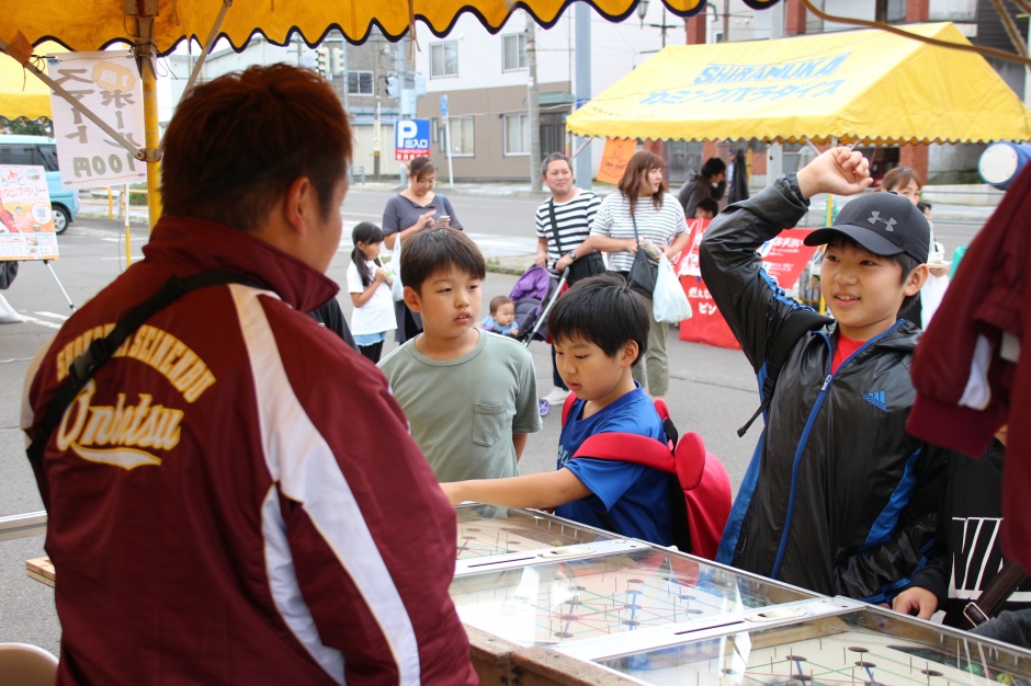 露店の様子