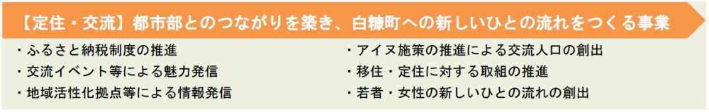 【定住・交流】都市部とのつながりを築き、白糠町への新しいひとの流れをつくる事業