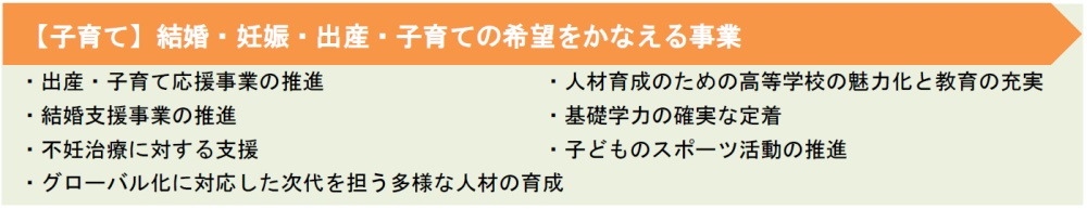 【子育て】結婚・妊娠・出産・子育ての希望をかなえる事業