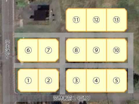 橋北団地（拡大図）