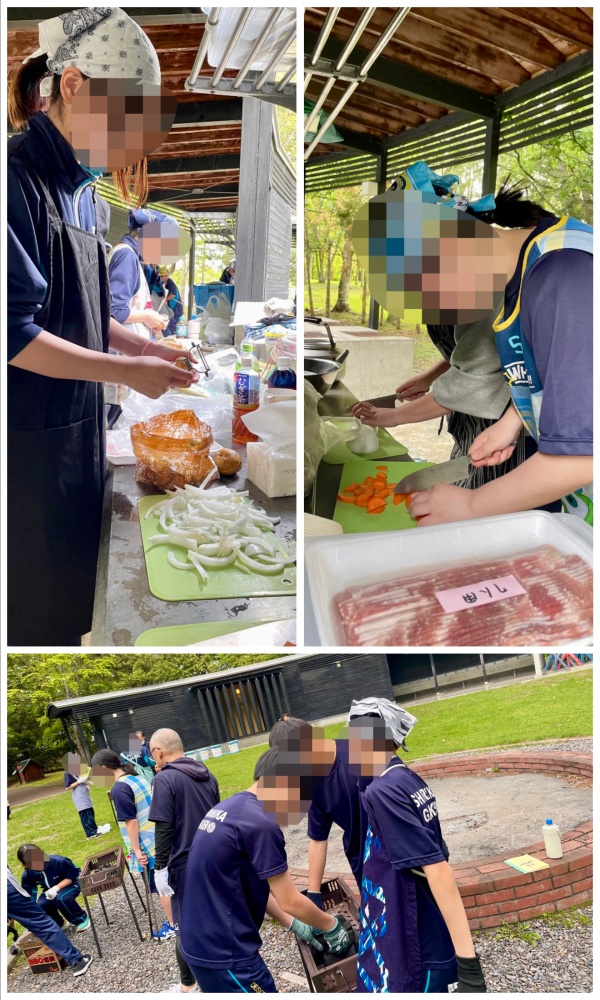 野外炊飯
