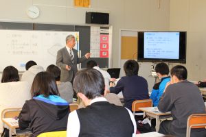 白糠中学校長を講師として